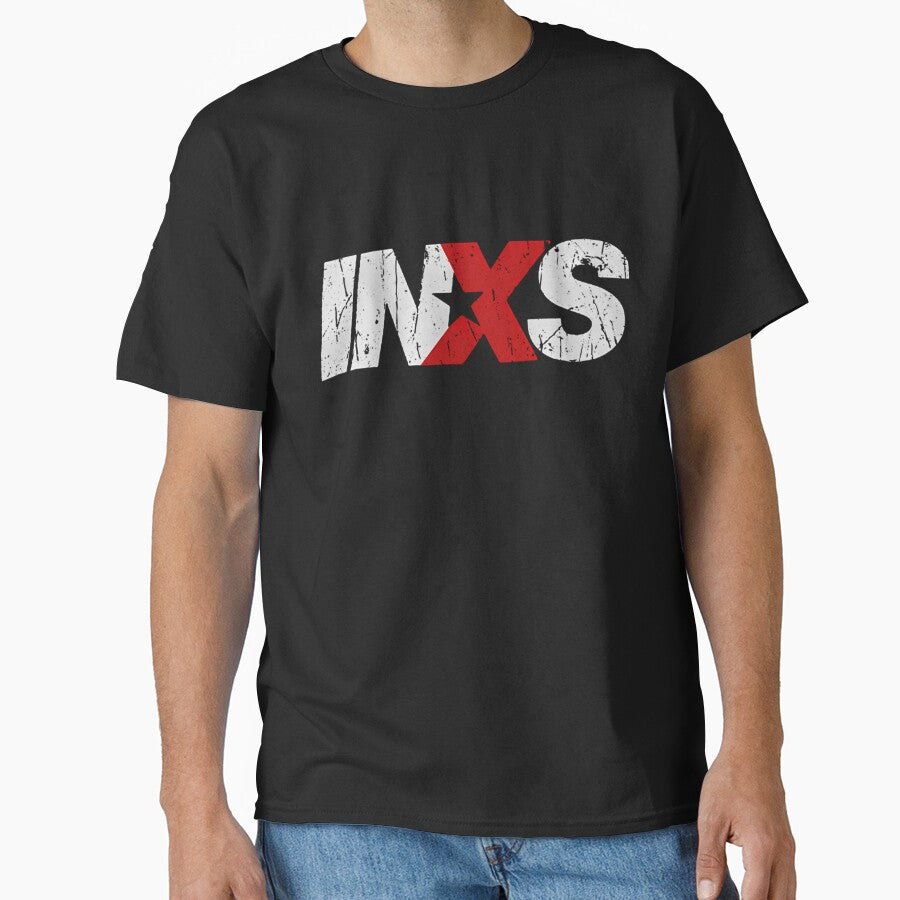 Inxs  Logo Vintage Illustration by ElsaScheffl