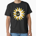 Tiger Yoga Pose With Sun And Moon by TeesFashion