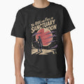 The Rise and Fall of Sanctuary Moon, Murderbot Diaries Inspired, Retro Sci-Fi Graphic by johnfitz-tee