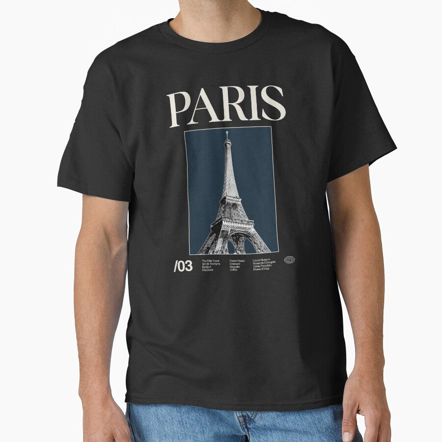 Paris Minimalist Aesthetic Dark Colour by moyjoystudio