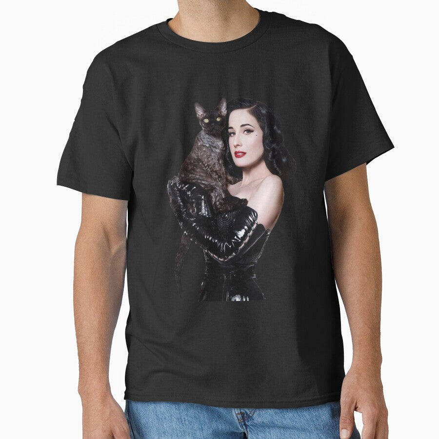 Dita and Aleister the Cat von Teese Cutout by WonderPaul