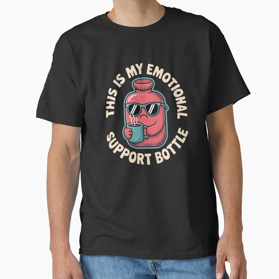 Emotional Support Hot Water Bottle by Printed-Memes