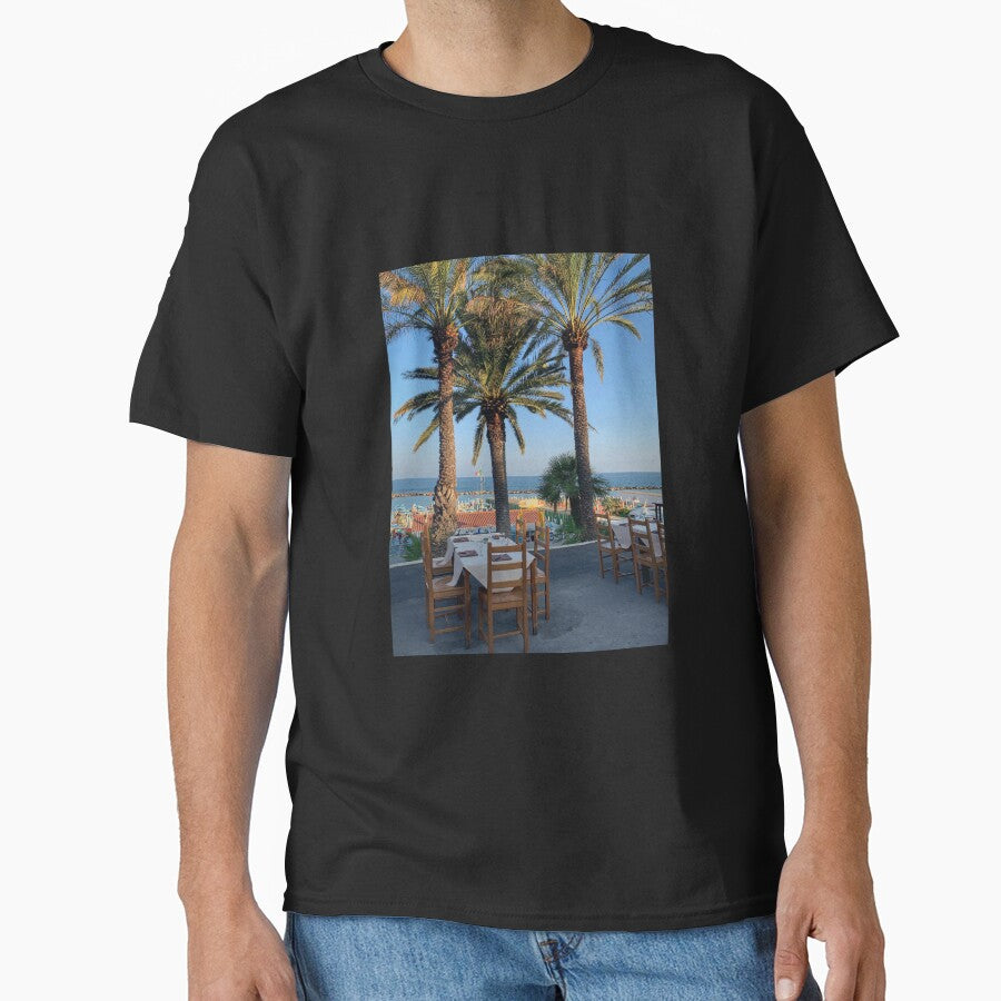 Italian Summer Beach Restaurant Sea Palms by eleonoraingrid
