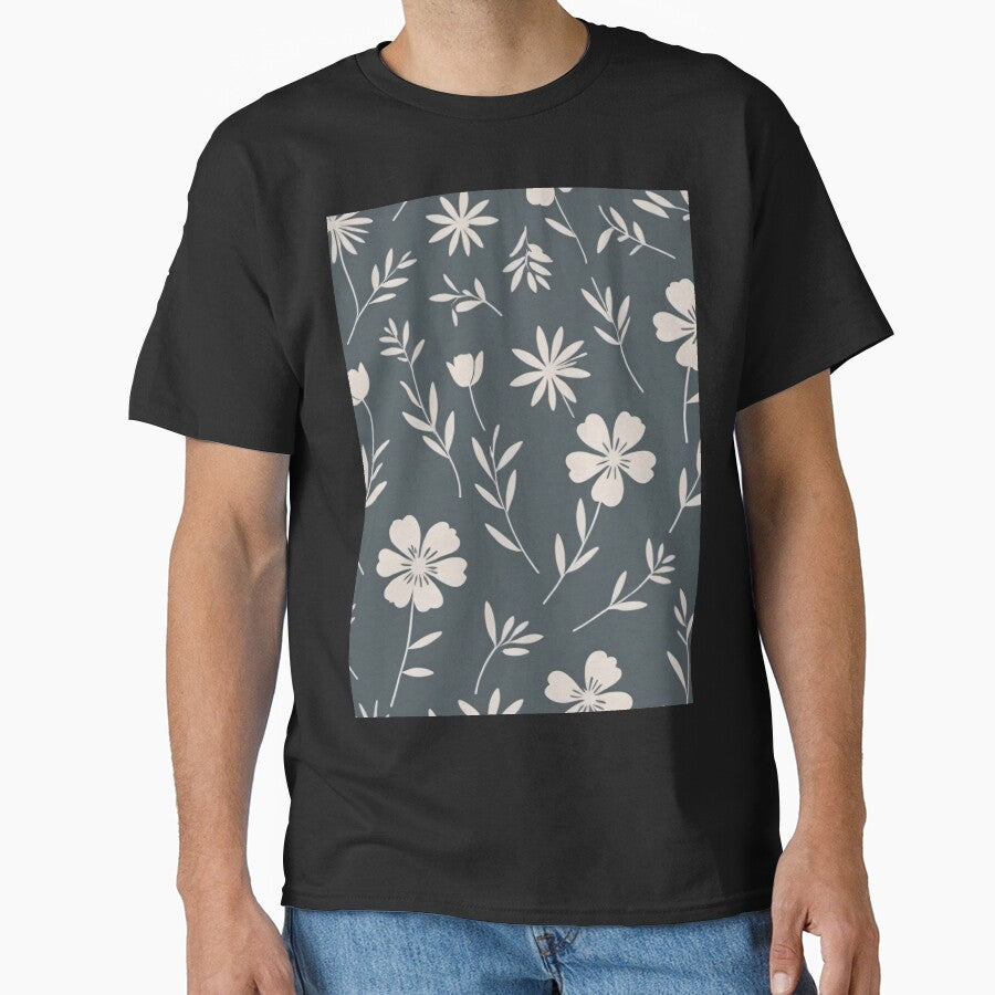 Minimalist Silhouettes Floral Pattern by SeamPix