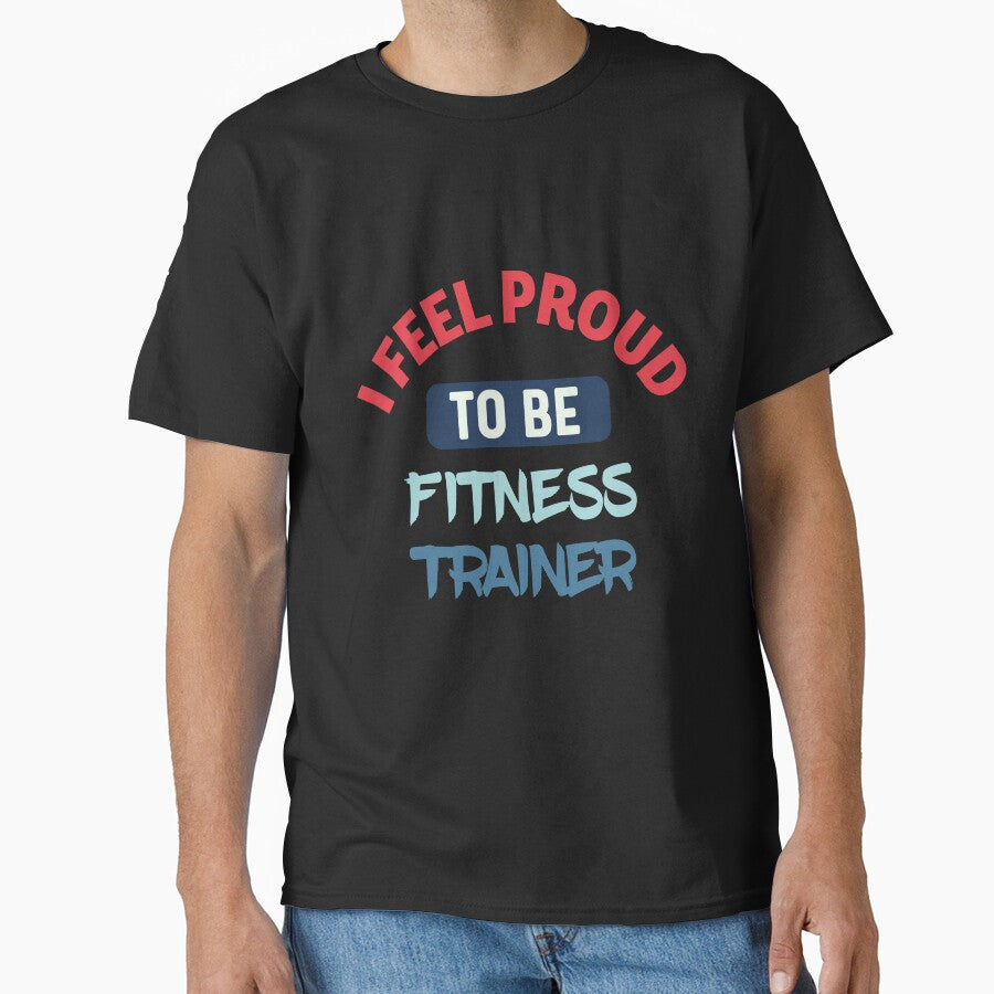 I feel Proud to be fitness trainer retro by bumperapparels