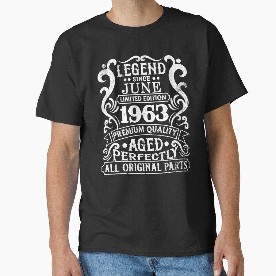Aged To Perfection 1963 Vintage Birthday Limited Edition Retro Gift by OliviaHayesArt