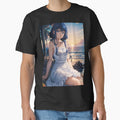 Aki Adagaki White Dress Sunset Masamune kun Revenge Anime by TorbenKuhano
