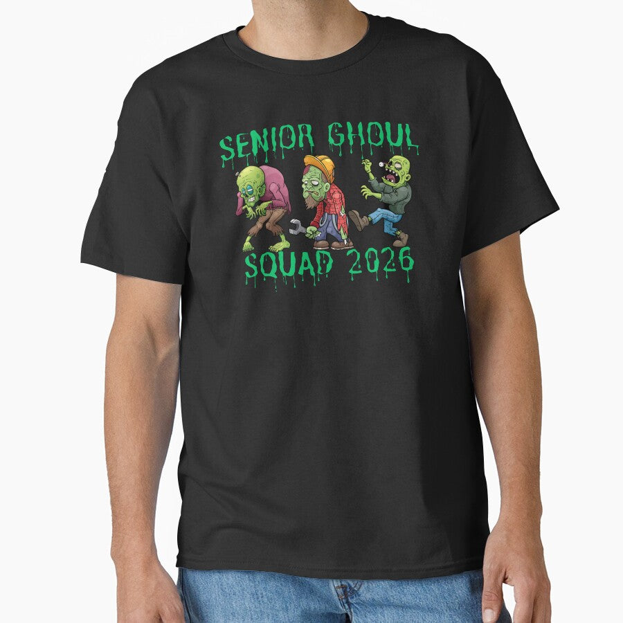 Senior Ghoul Squad 2026 – Funny Zombie Halloween Senior Class Design by Lunaria Arts