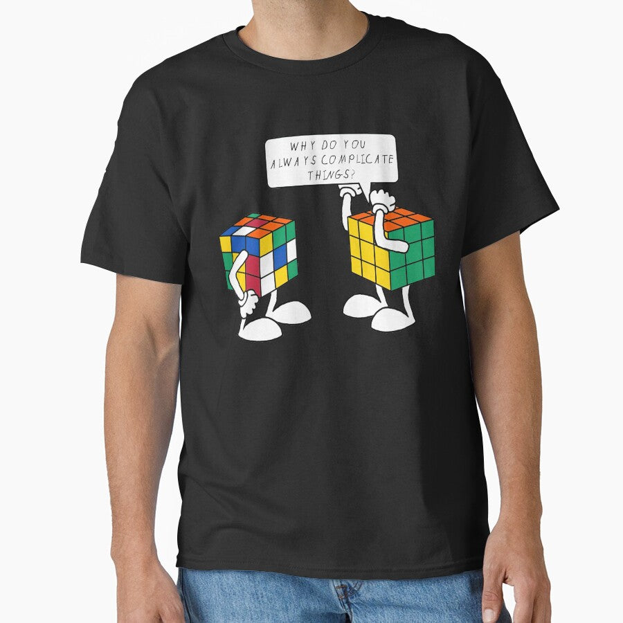 Why Do You Always Complicate Things Rubik Rubix Rubics Player Cube by Alice12Trainorx
