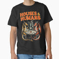 Houses And Humans Dragons Playing Dice Funny RPG Gaming by ZellaNathano