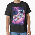 Chill Astronaut Floating in Space by PixelVibe782