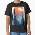 Find the Perfect Minimalist Landscape Mountain Trees Print for Your Style and Taste by supeart