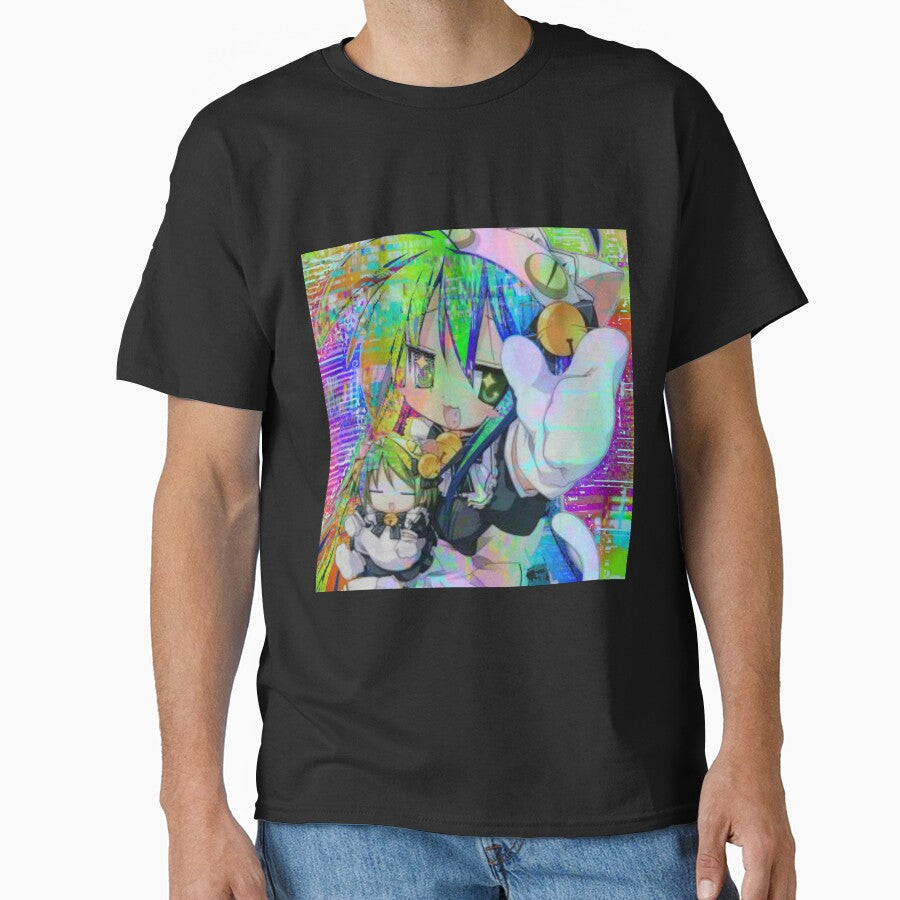 Lucky Star Animecore Glitchcore Aesthetic by Merch-For-All