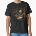 Astronaut Watching Galaxy – Retro Space Interior, Cosmic View, Vintage Sci-Fi by Galskap