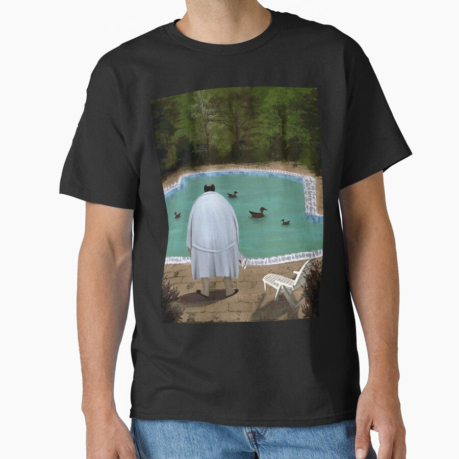 Liminal Space Duck Pool Dreamcore Illustration by velandcarte