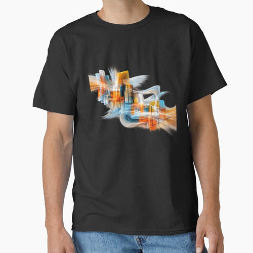 Abstract Neon Flow Geometric Glass Art by Art-Vortex-fr