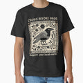 Crows Before Bros Support Your Local Murder Design Vintage T-Shirt by animal-x1