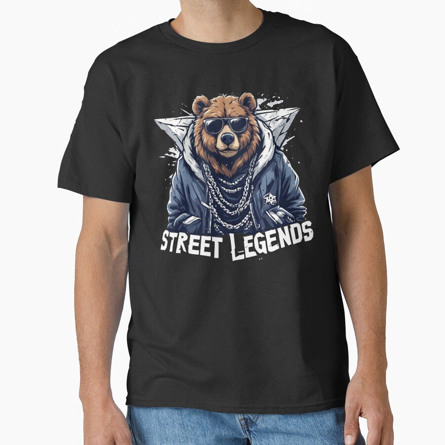 Street Legends Bear Streetwear by Radhestore