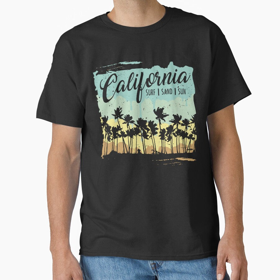 California Surfing Beach Summer Vintage by ShaneGuzman