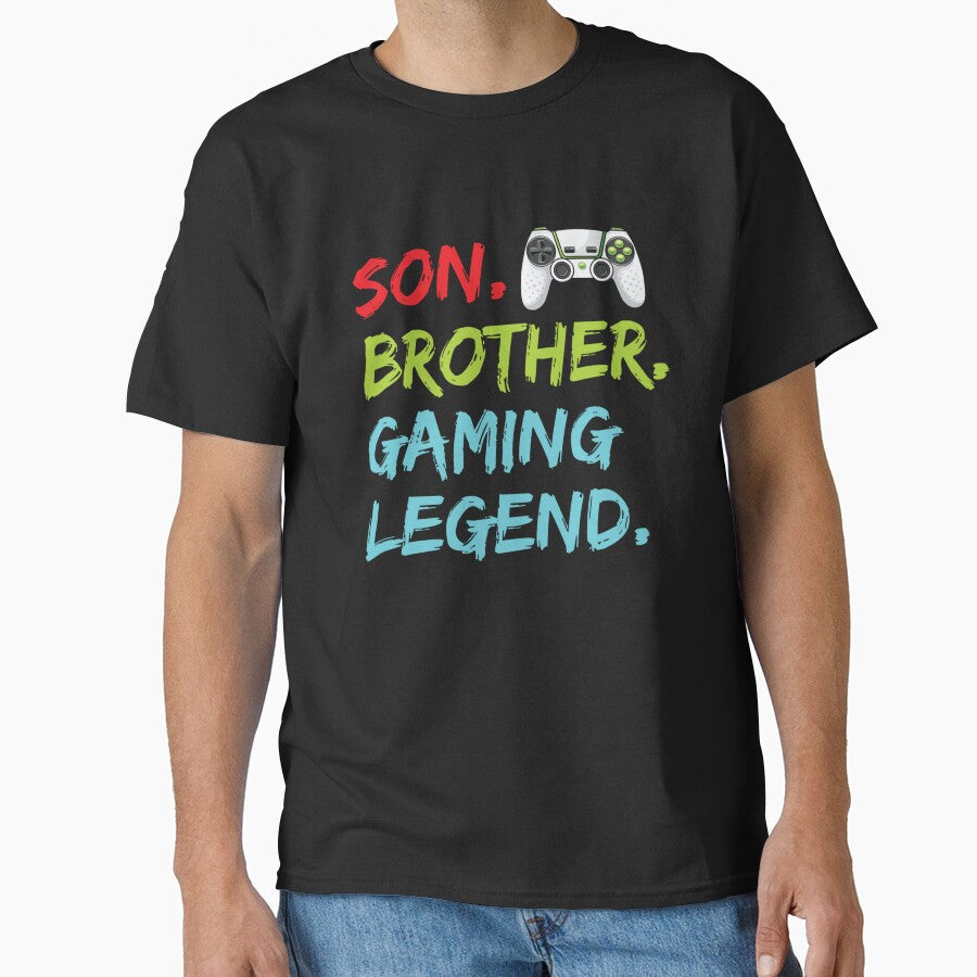 Funny Gaming Boys Girls Men Gamer Brother Video Game by taaddison50