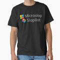 Microslop Slopilot Corporate AI Bloatware AI Slop T-Shirt by thegreat-batsby