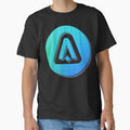Stylized Light Blue Outer Ring Encasing a Rounded by nicetory