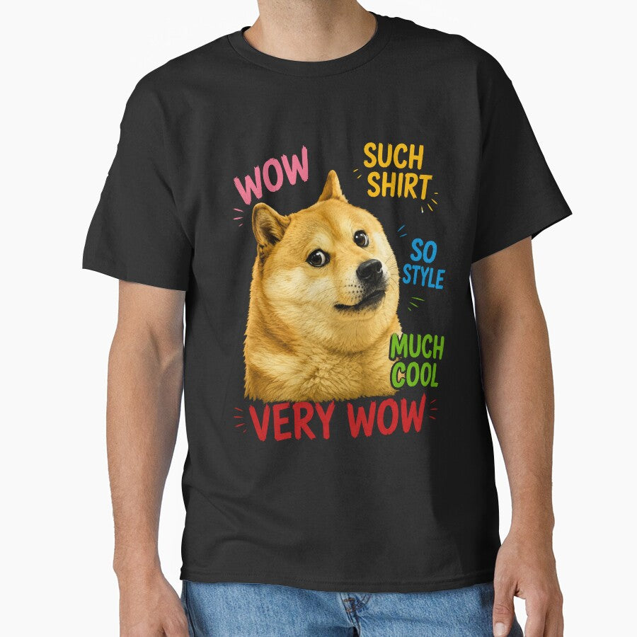 Doge Very Wow T-shirt by diamdesign