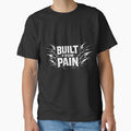 Built From Pain Motivational Gym | Hardcore Fitness Quote by PIXENTRA