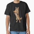 Funny Cat Eating Pizza Animal Lover by TerryConnells