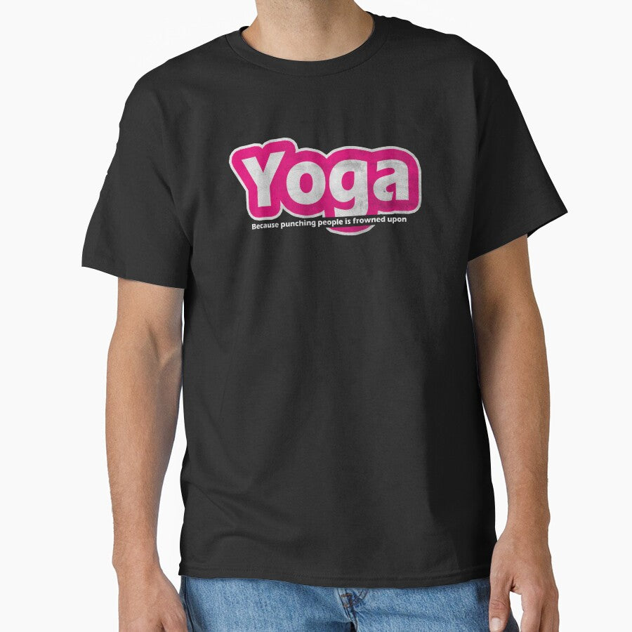 Yoga Because Punching People Is Frowned Upon by HorizonDesignz