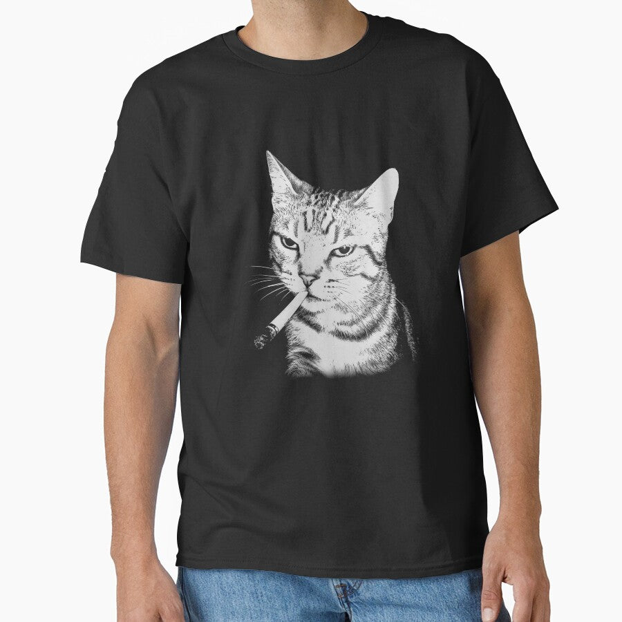 Cat Smoking Meme Funny by MelenebStore