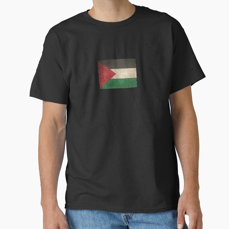 Old and Worn Distressed Vintage Flag of Palestine by JeffBartels