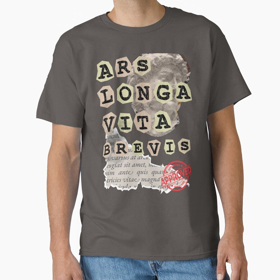 Ars Longa Vita Brevis - Antique Statue Aesthetic Art by AhmadAnnaPrints