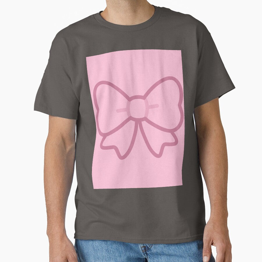 Cute Coquette Pink Bow Minimalist Ribbon Aesthetic by ranivibes008