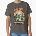 Solarpunk Cityscape - Eco Future Harvesting - Sustainable Living Art by PunkVerseStudio
