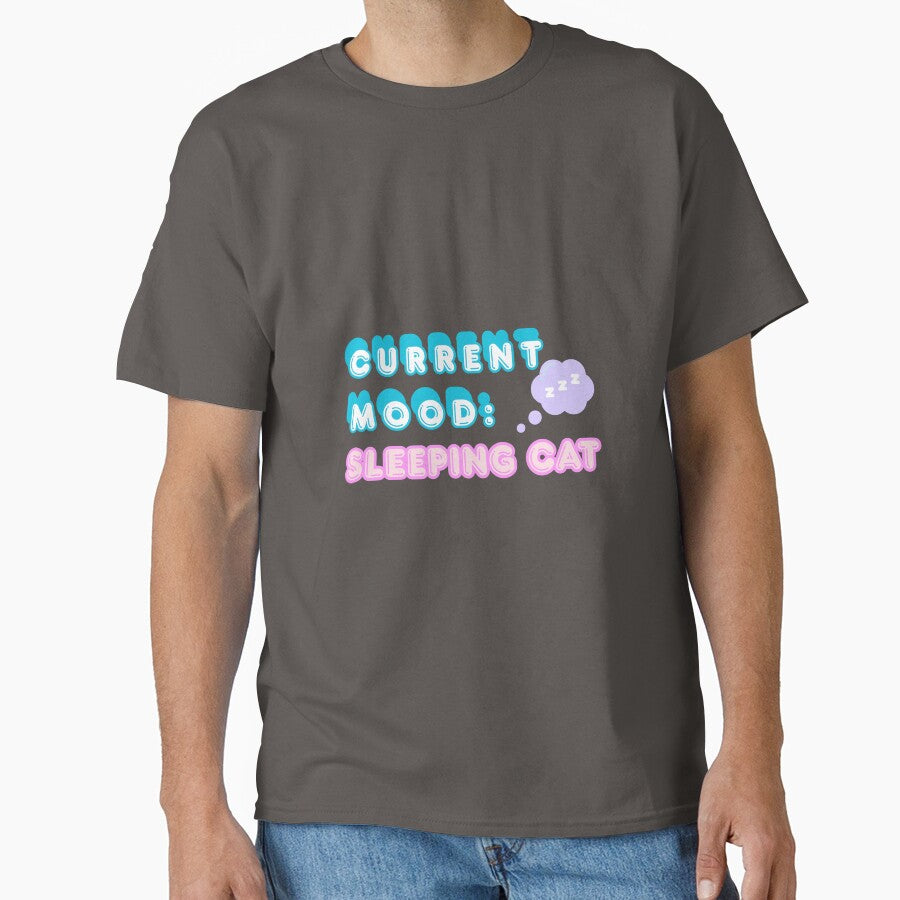 Current Mood: Sleeping Cat | Funny Cat Lover Design by CuteVibesStudio