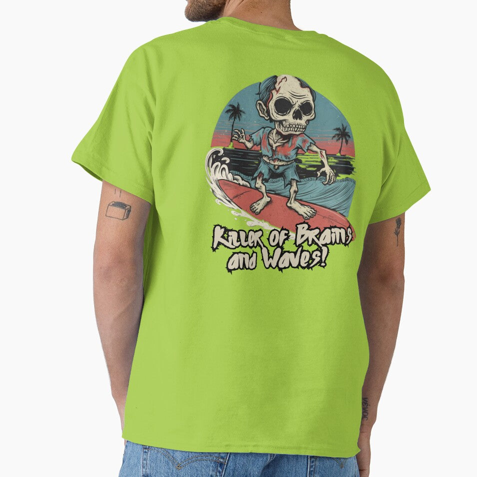 Surfing Zombie, killer of waves and brains, surf by Meandmyshop