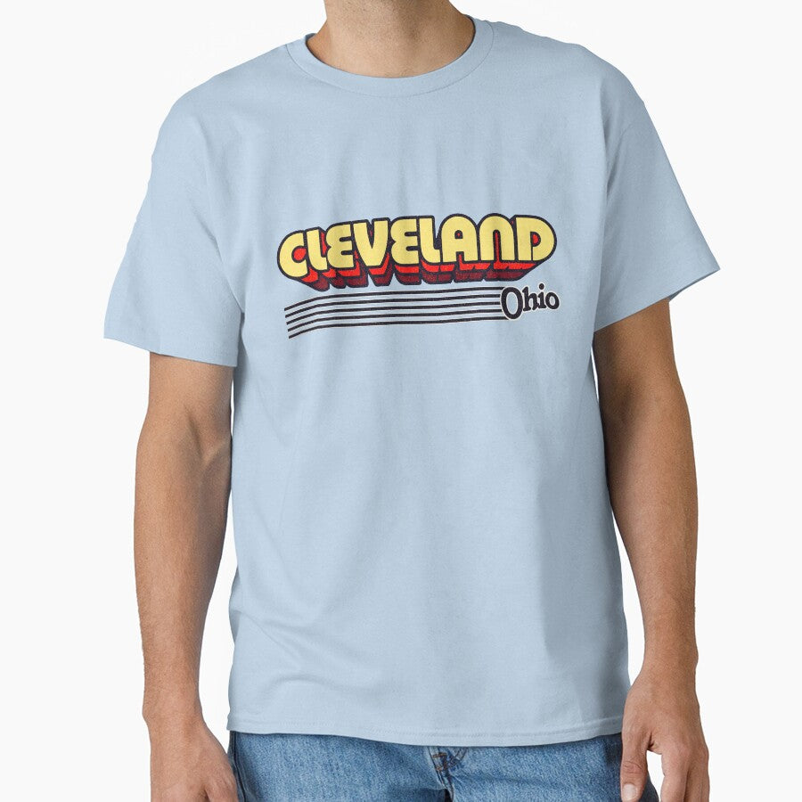 Cleveland, Ohio | Retro Stripes by retroready