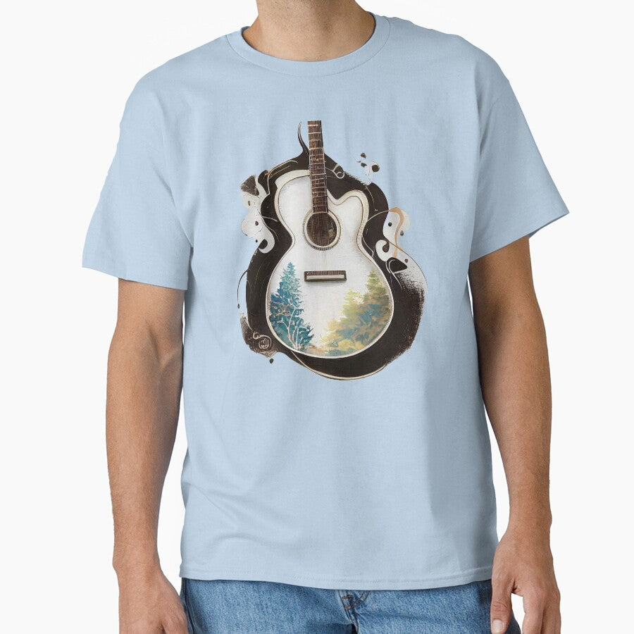 Fusion of Guitar and Nature - Vintage by Silvio K.