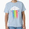 Kawaii Rainbow Cat Cloud by DesignsByHumbug