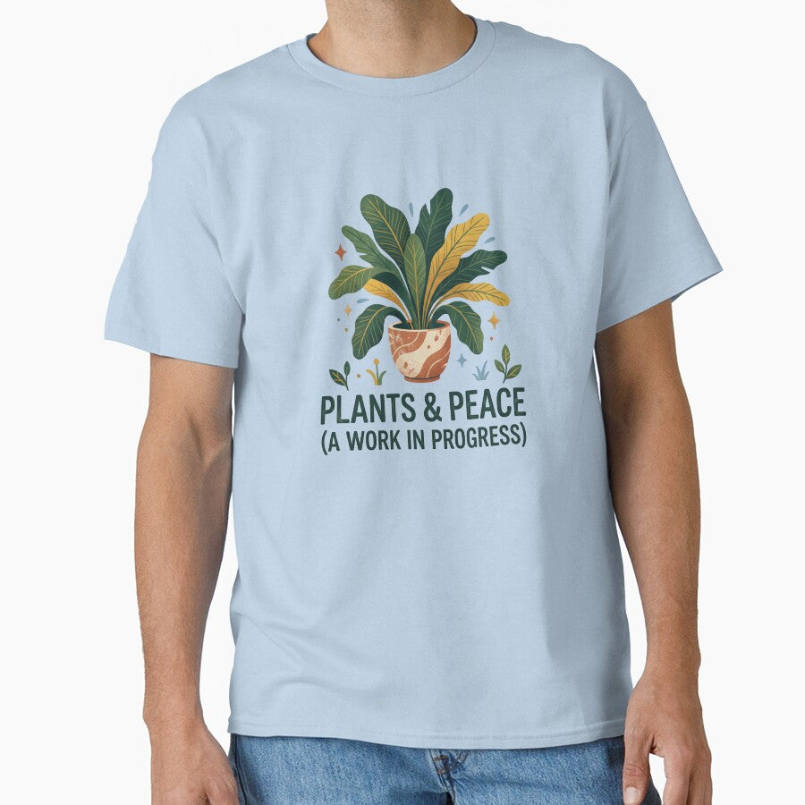 Plants And Peace Work In Progress Houseplant by LikeDrop