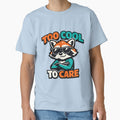 Too Cool to Care – Cute Raccoon with Sunglasses Cartoon Design by ArtisticHeart21