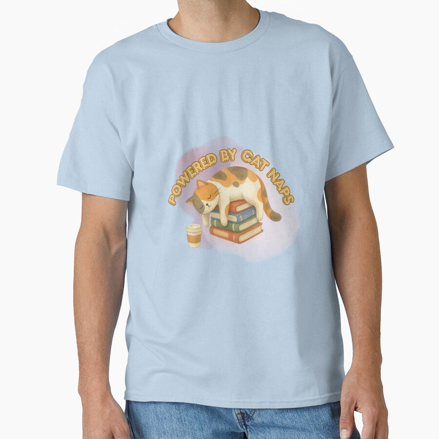 Powered By Cat Naps | Funny Cat Lover Design by CuteVibesStudio