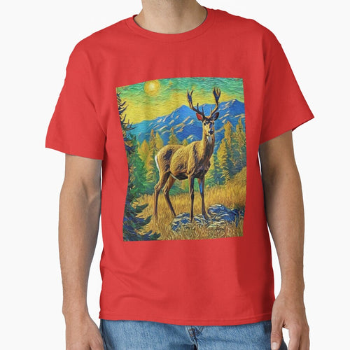 "Majestic Deer in the Montana Wilderness" by Artisticanvas