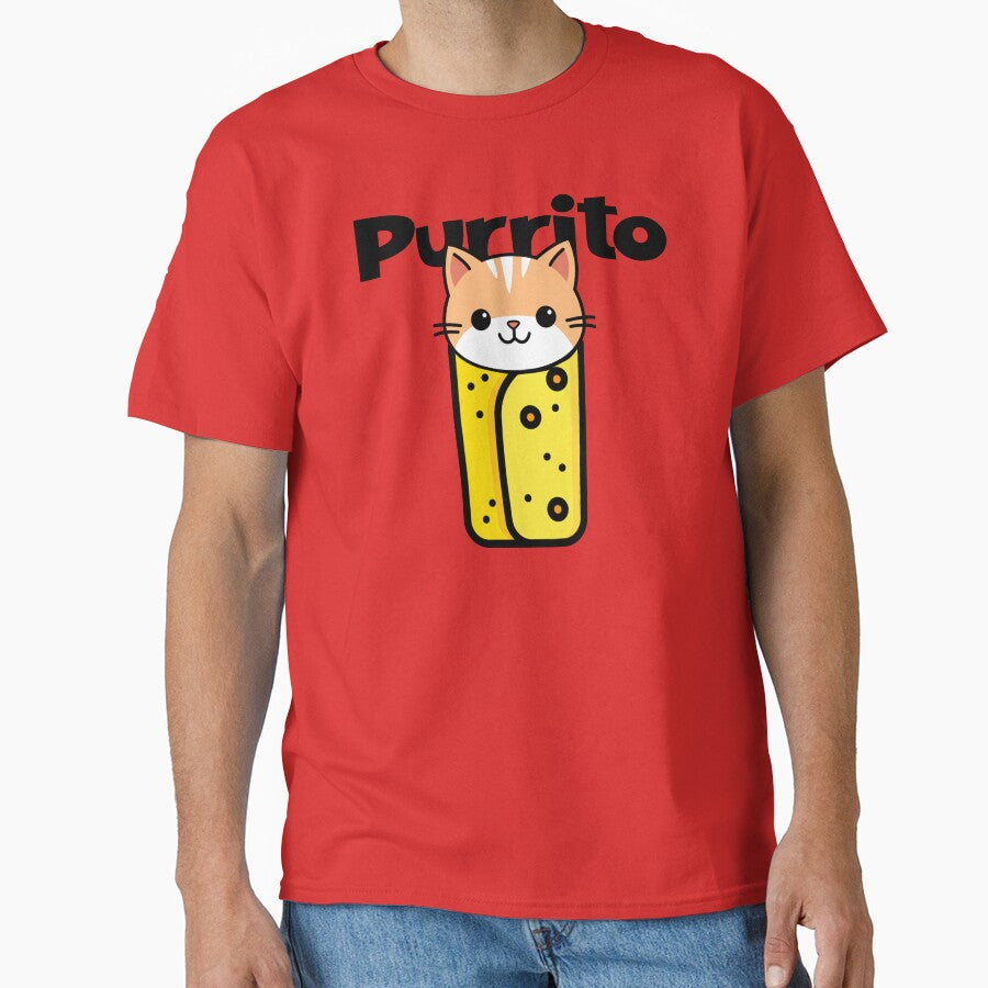 Purrito Funny Cat by Sachie's Studio