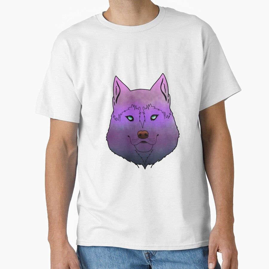 Simple purple wolf by MoonlitMadnessDesigns