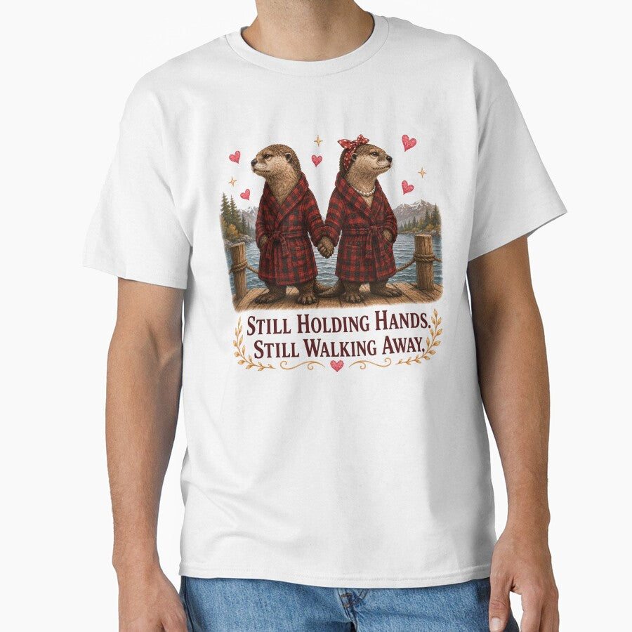 Funny Otter Couple Significant Otter Anniversary Marriage Gift by Gentlestate