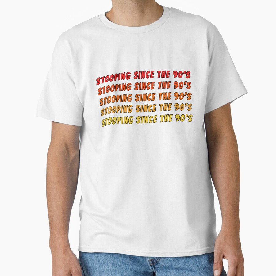 Stooping Since the 90's – Retro Cartoon Throwback Tee by LittleMiddleMomma