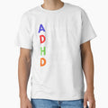 ADHD t-shirt, Awesome, Dynamic, Heroic, Daring by MOONCHILD73
