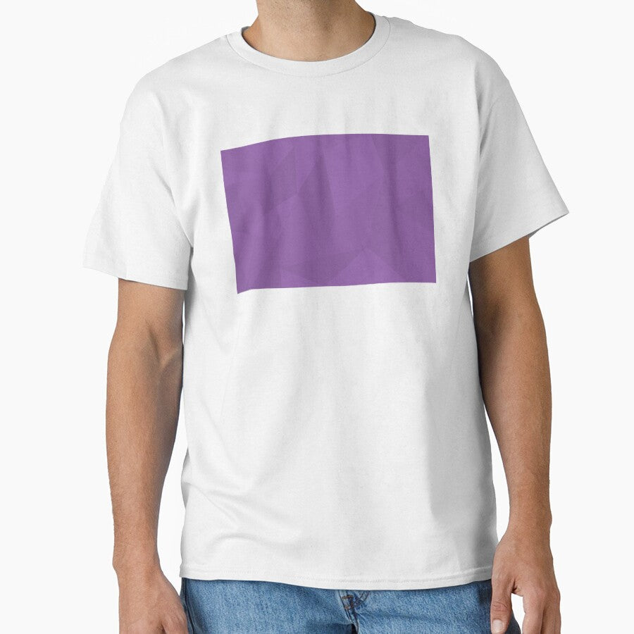 Purple, modern, trendy, urban abstract illustration art of geometric shapes by theendup